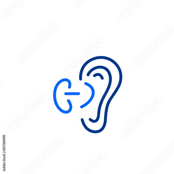 Obraz Ear And Hearing Icons