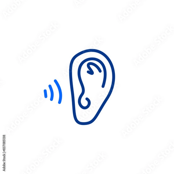Obraz Ear And Hearing Icons