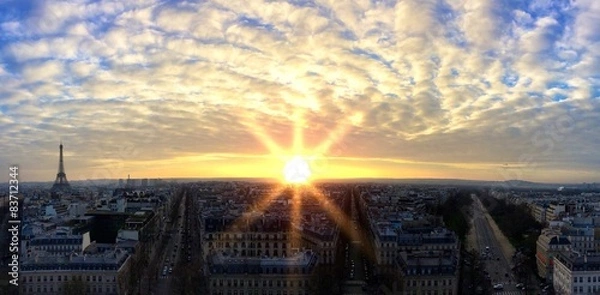 Obraz Sunset  in Paris