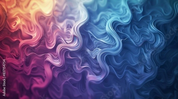 Obraz Abstract gradient background with swirling patterns of vibrant color