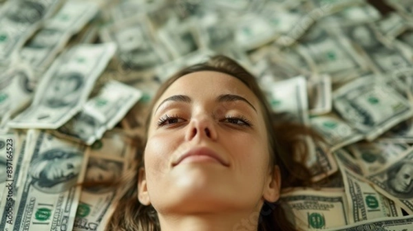 Fototapeta Relaxing in Wealthy Surroundings Generative AI