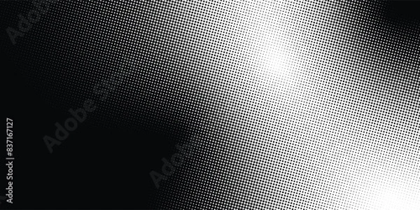 Fototapeta Halftone dot pattern texture, halftone background abstract. modern