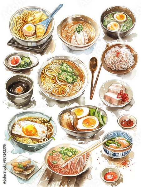 Obraz plate of ramen