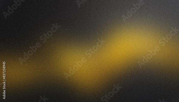 Obraz Gradient from deep black to golden yellow on a textured background