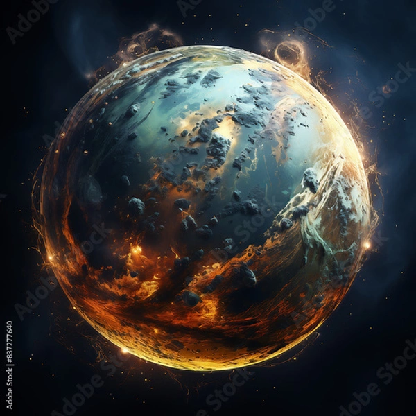 Obraz Smoldering Earth