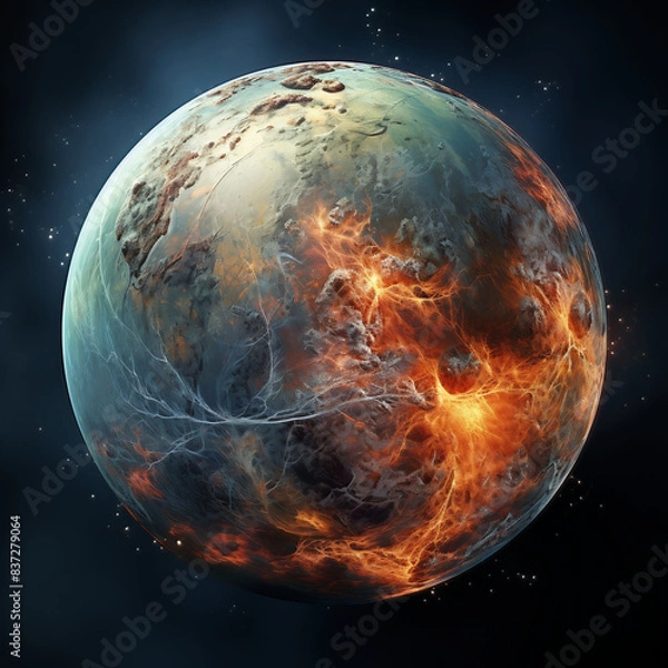 Obraz Smoldering Earth2