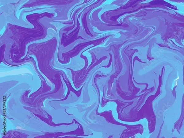 Fototapeta abstract image wallpaper of a cold blue liquify gradient background