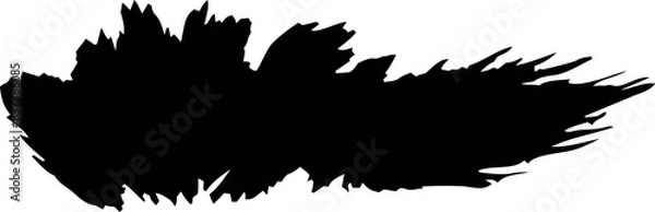 Fototapeta Dry paint brush stroke background