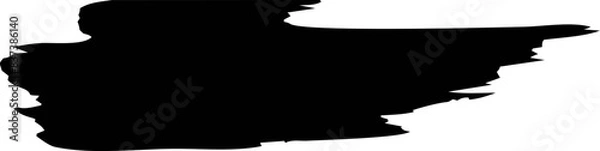 Fototapeta Dry paint brush stroke background