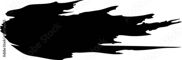 Fototapeta Dry paint brush stroke background