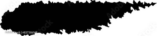 Fototapeta Dry paint brush stroke background