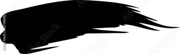 Fototapeta Dry paint brush stroke background