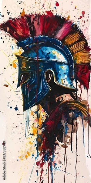 Fototapeta Warrior art