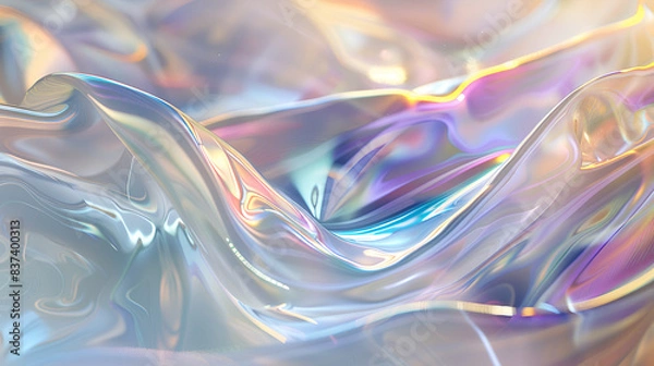 Fototapeta pearlescent light abstract fluid background