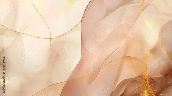 Fototapeta beige, transparent, background with sirt ink effect with place for tex, Pattern background template