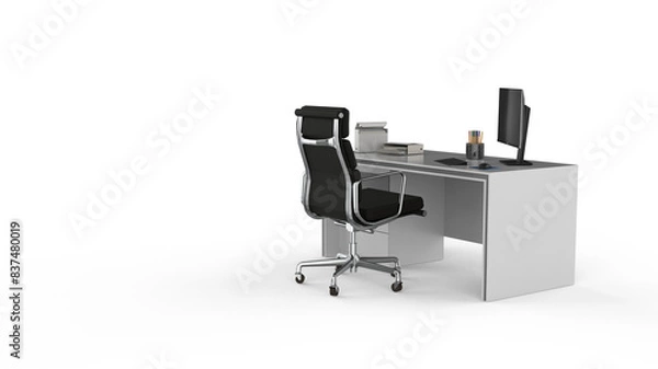 Obraz office chair and table