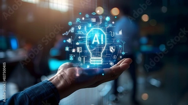 Fototapeta Technological Advancements and the Future of Artificial Intelligence