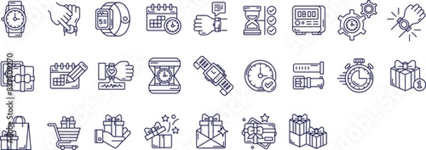 Obraz Timeless Horizon Watch Icon