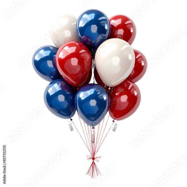 Obraz Patriotic Balloon Bouquet 