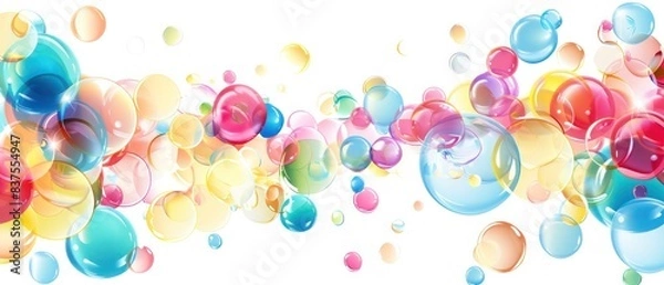 Obraz bubble gum bubble white background