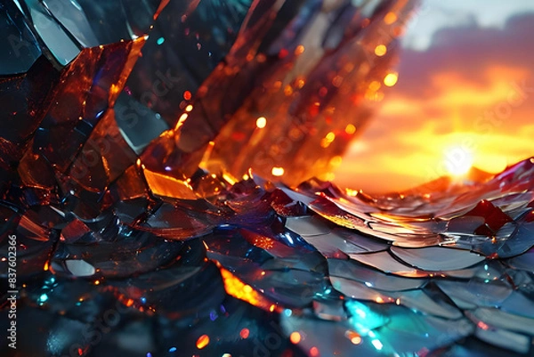 Obraz Lava surface background