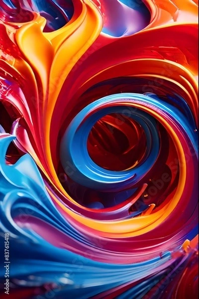 Fototapeta abstract background with circles