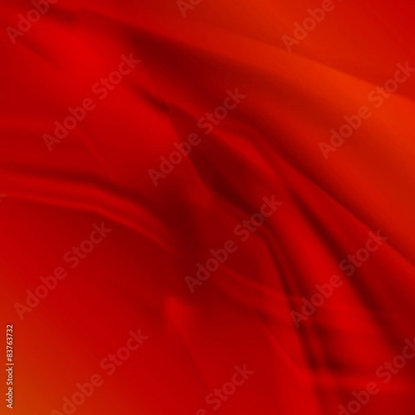 Fototapeta Abstract smooth lines vector red background