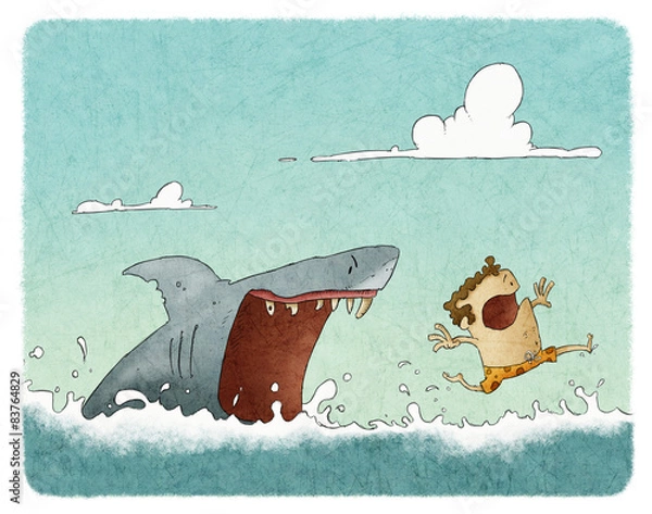 Obraz Shark attack