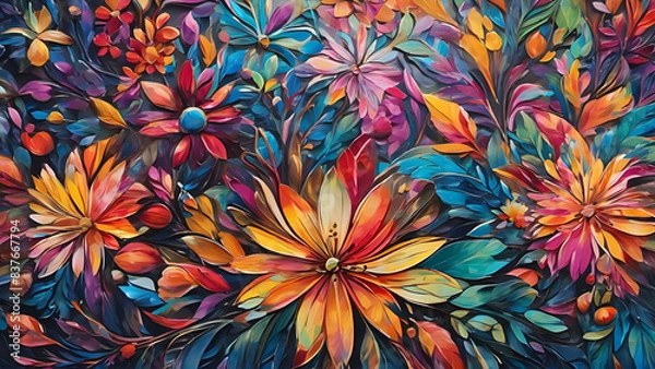 Obraz abstract background ai generate