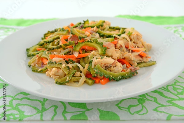 Fototapeta ゴーヤチャンプルー