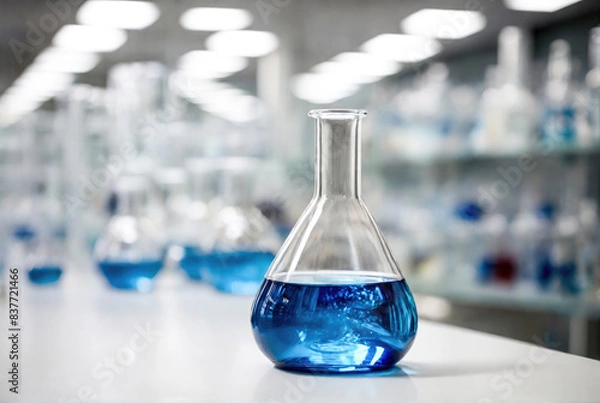 Obraz glassware in laboratory