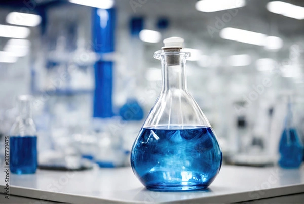 Obraz glassware in laboratory