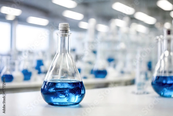 Obraz glassware in laboratory