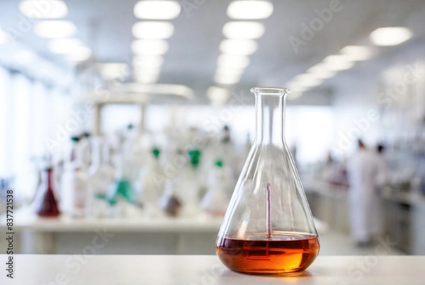 Obraz glassware in laboratory