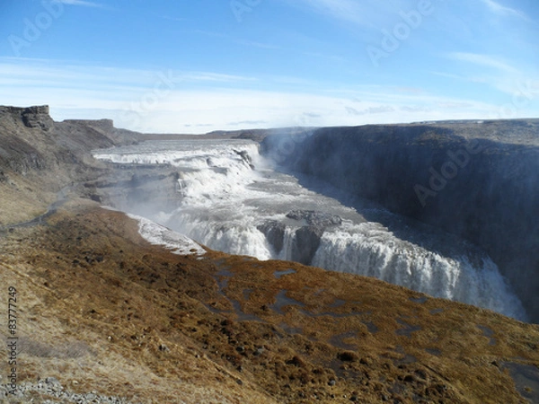 Obraz Islande - Canyon & Geyser