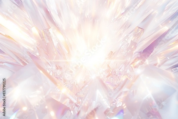 Fototapeta プリズム 光 レインボーオーバーレイ 背景のイメージ	