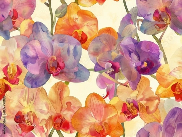 Obraz Orchid Garden Delight