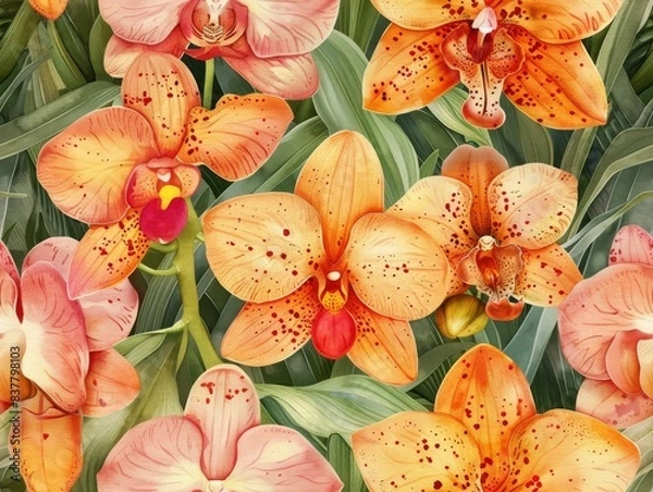 Obraz Sunset Orchid Bliss