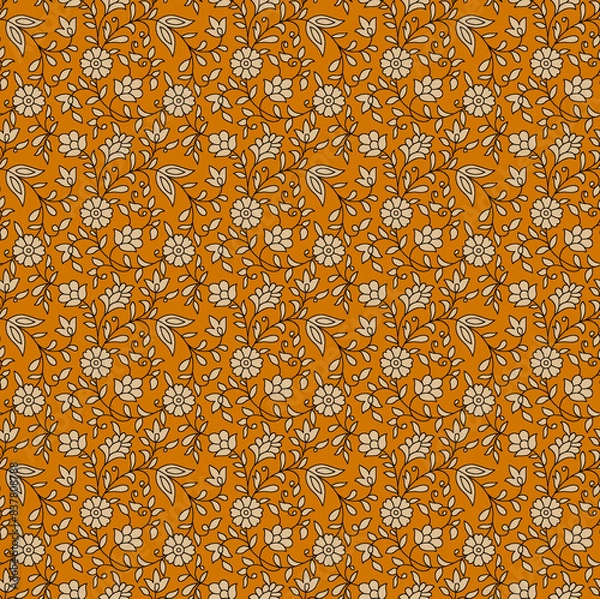 Obraz orange background with a pattern