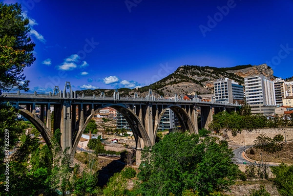 Fototapeta urban landscape from the Spanish city of Alcoy
