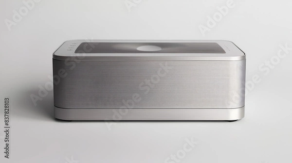 Fototapeta radio cassette recorder, radio cassette player,, radio isolated on white