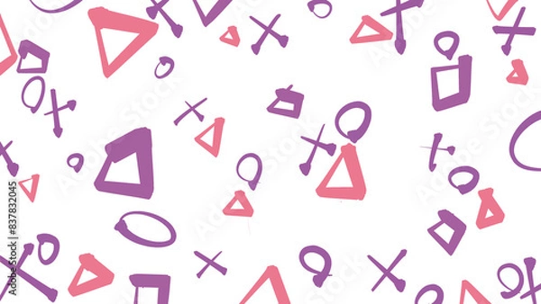 Fototapeta まるさんかくしかくばつ③