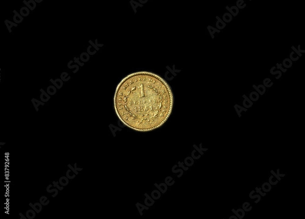 Fototapeta Gold Dollar Reverse Side