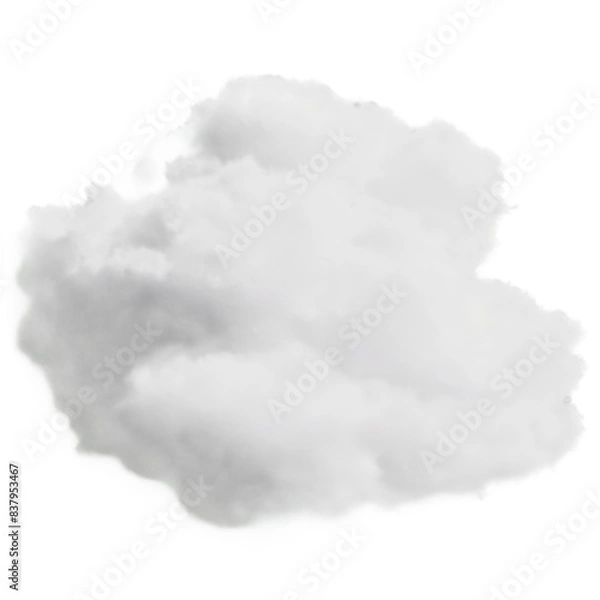 Fototapeta white clouds transparent 