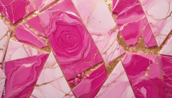 Obraz Pink marble