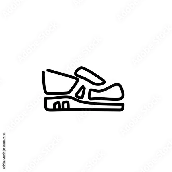 Obraz Shoe Line Icon