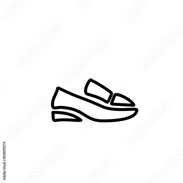 Obraz Shoe Line Icon