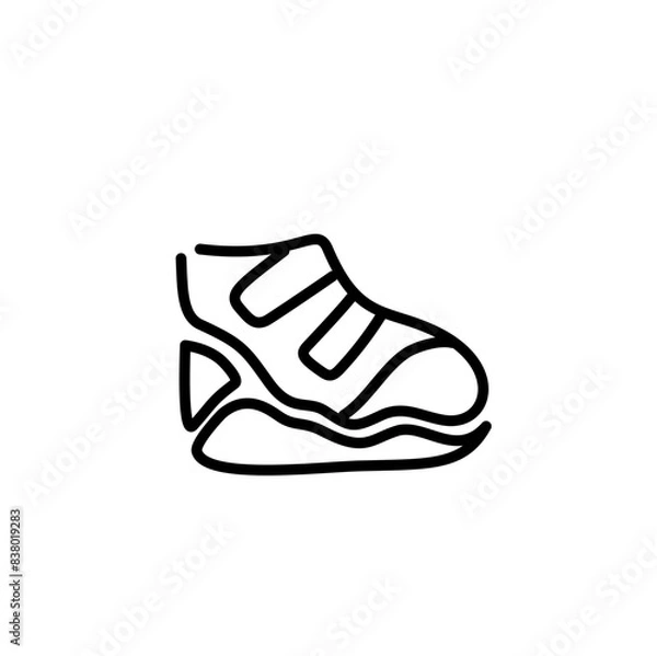 Obraz Shoe Line Icon