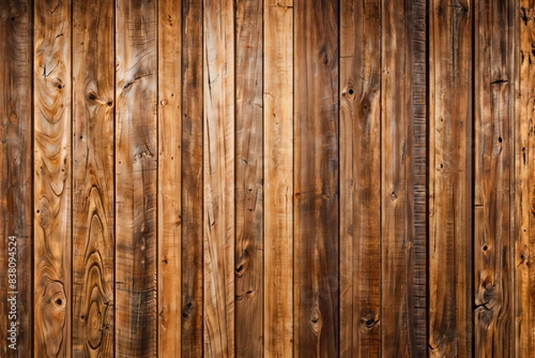 Obraz Old wood texture and background : AI Generative, not upscale