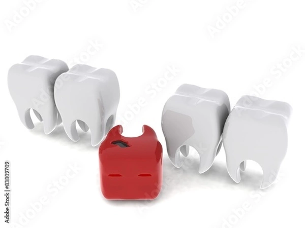 Obraz The teeth 3d render